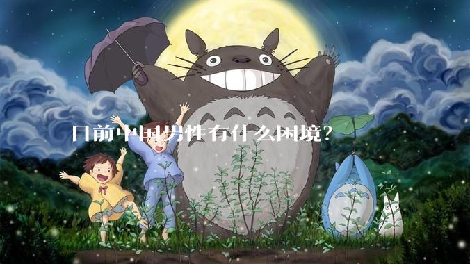 目前中国男性有什么困境？